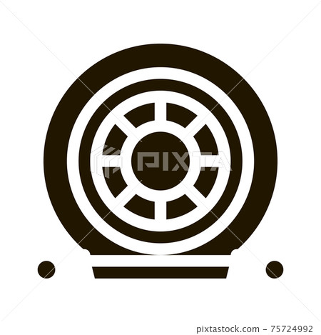 Evacuation Tool Icon Vector Glyph Illustration 75724992