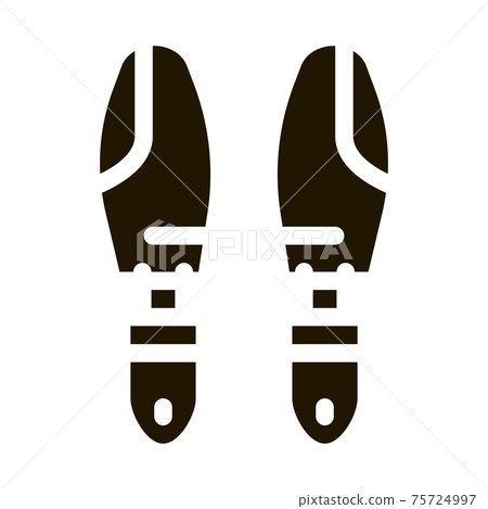 Shoe Sole Detail Icon Vector Glyph Illustration Shoe Sole Detail Icon Vector Glyph Illustration 75724997