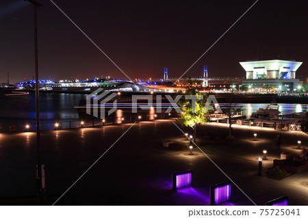 Night view of Yokohama Minato Mirai 75725041