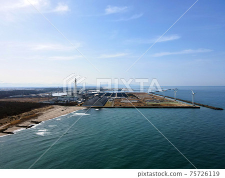 Sakata North Port in March 75726119