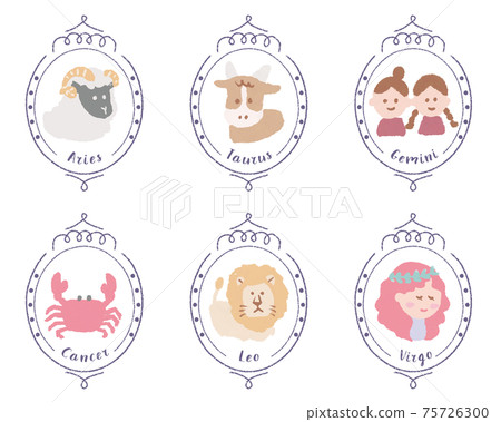 12 constellation illustration_1_frame 75726300