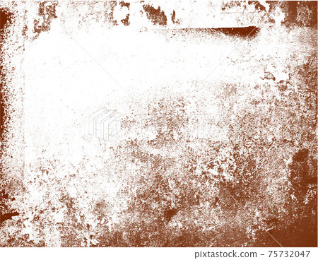 Grunge texture background, frame vintage effect. Royalty high-quality free stock photo image of abstract old frame grunge texture, distressed overlay texture. Useful as background for design-works 75732047