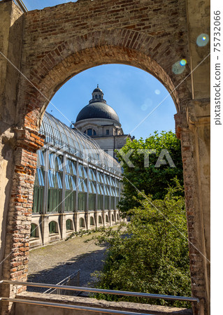 view of famous State chancellery - Staatskanzlei in Munich, Germany view of famous State chancellery - Staatskanzlei in Munich, Germany 75732066