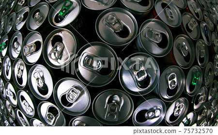 empty aluminum cans texture 75732570