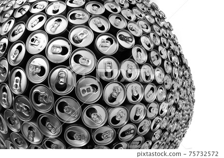 empty aluminum cans texture 75732572