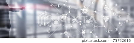 People connection technologies for business. Mixed media. 75732616