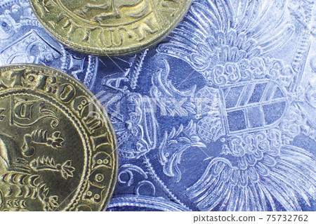 background from very old czech coins background from very old czech coins 75732762