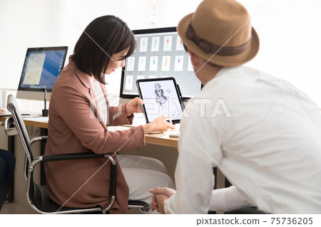 Creative office image Creative office image 75736205