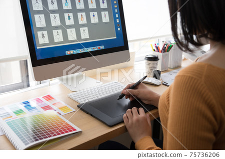 Creative office image Creative office image 75736206