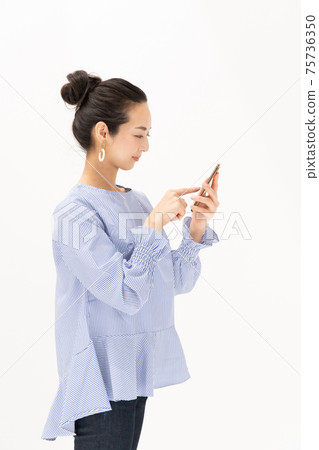 女智能手機智能手 75736350