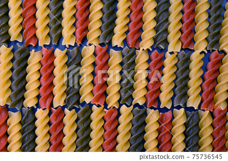 colored dry uncooked vermicelli pasta colored dry uncooked vermicelli pasta 75736545