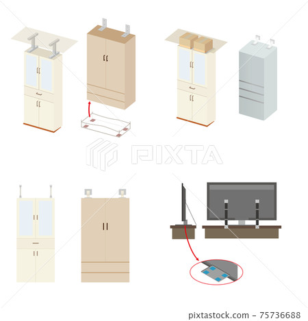 插圖集家具/家電防摔措施 75736688
