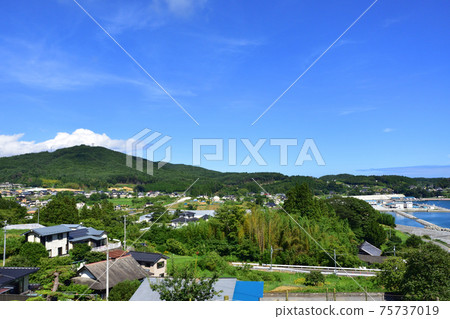 岩手縣大船渡市風景（2020年夏季） 75737019