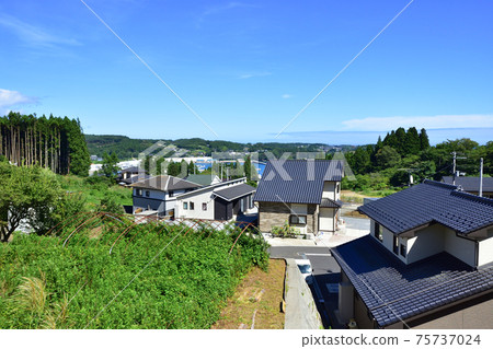 岩手縣大船渡市風景（2020年夏季） 75737024