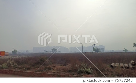 空氣污染使印度天空昏暗 空氣污染使印度天空昏暗 75737243