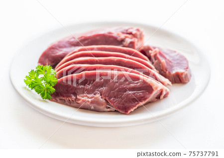 Pork heart slice Pork heart slice 75737791