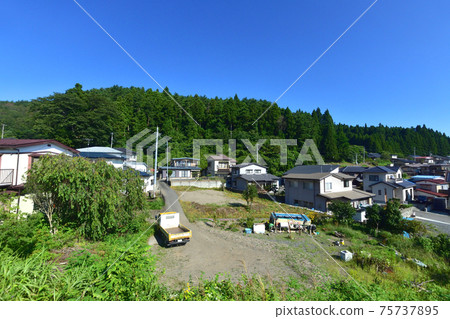 2020年,從釜石站到陸中山田站的三陸鐵路里亞斯線的風景和火車窗外的風景 2020年,從釜石站到陸中山田站的三陸鐵路里亞斯線的風景和火車窗外的風景 75737895