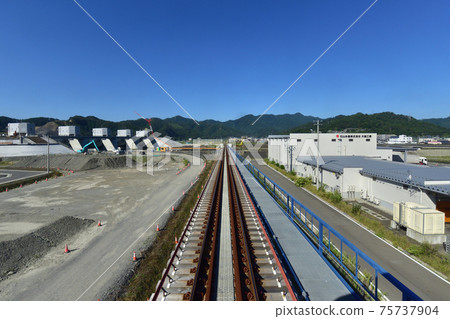 In 2020, the scenery from the Sanriku Railway Rias Line from Kamaishi Station to Rikuchu-Yamada Station and the scenery from the train window In 2020, the scenery from the Sanriku Railway Rias Line from Kamaishi Station to Rikuchu-Yamada Station and the scenery from the train window 75737904