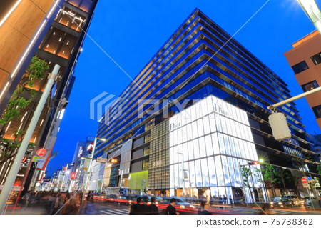 [東京]銀座六號夜景 75738362