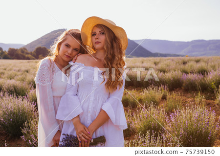 Happy sisterhood concept, spending time with family Happy sisterhood concept, spending time with family 75739150