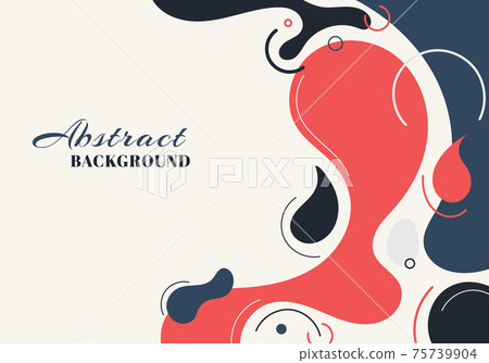 Abstract background liquid organic forms dynamic waves and circles, lines on white background. Abstract background liquid organic forms dynamic waves and circles, lines on white background. 75739904