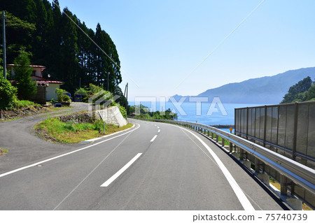 Scenery of Cape Todo on the Shigemo Peninsula Line in Iwate Prefecture 75740739