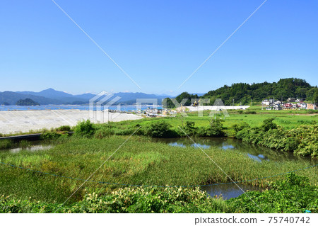 Scenery of Cape Todo on the Shigemo Peninsula Line in Iwate Prefecture 75740742