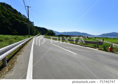 岩手縣茂茂半島線上的渡戶角風景 岩手縣茂茂半島線上的渡戶角風景 75740747