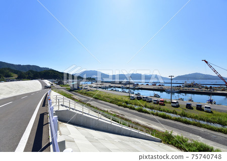 岩手縣茂茂半島線上的渡戶角風景 岩手縣茂茂半島線上的渡戶角風景 75740748