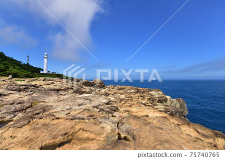 Scenery of Cape Todo on the Shigemo Peninsula Line in Iwate Prefecture 75740765