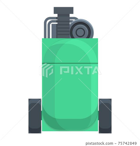 Power compressor icon, cartoon style Power compressor icon, cartoon style 75742849