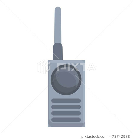 Construction walkie talkie icon, cartoon style Construction walkie talkie icon, cartoon style 75742988