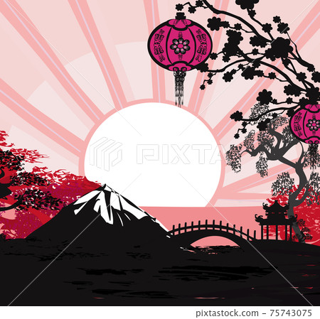 Mid-Autumn Festival for Chinese New Year - card Mid-Autumn Festival for Chinese New Year - card 75743075