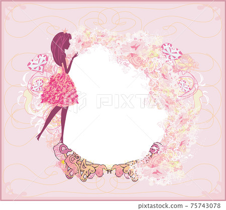 beautiful Fairy - Cute happy birthday card beautiful Fairy - Cute happy birthday card 75743078
