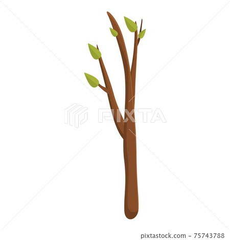 Young tree icon, cartoon style Young tree icon, cartoon style 75743788