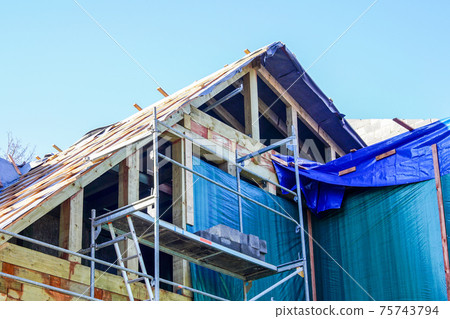 reconstruction of an old wooden house into a modern hotel reconstruction of an old wooden house into a modern hotel 75743794