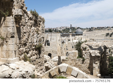 Scenic Jerusalem Old City Scenic Jerusalem Old City 75745176