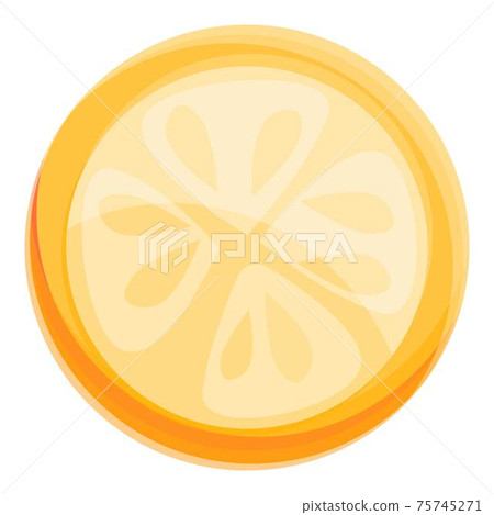 Fruit waste icon, cartoon style Fruit waste icon, cartoon style 75745271