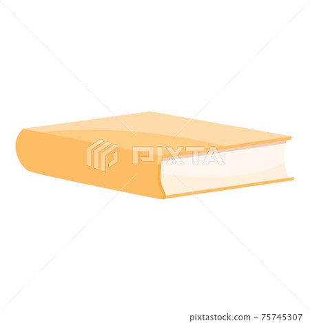 Waste book icon, cartoon style Waste book icon, cartoon style 75745307