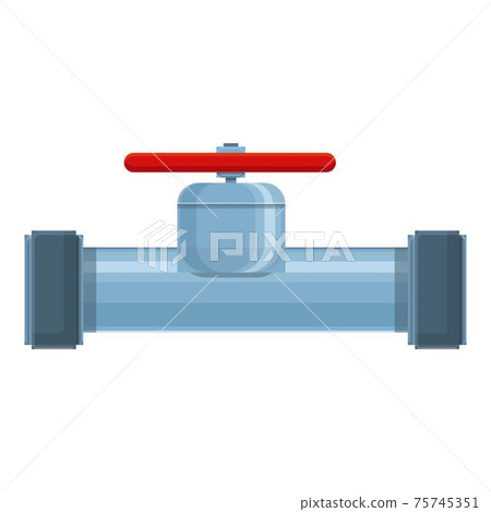 Manufacture pipe icon, cartoon style Manufacture pipe icon, cartoon style 75745351