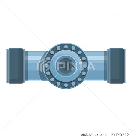 Drain pipe icon, cartoon style 75745760