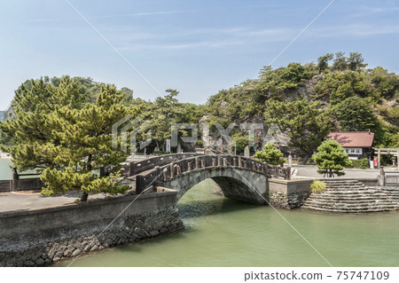 Furobashi - Old Bridge in Wakaura, Wakayama, Japan Furobashi - Old Bridge in Wakaura, Wakayama, Japan 75747109