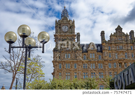 Balmoral Hotel clock tower - Edinburgh 75747471