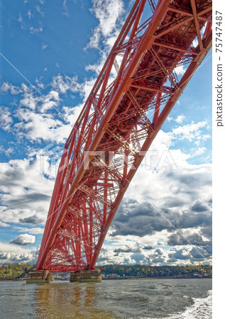 The Forth Rail Bridge at South Queensferry - Scotland The Forth Rail Bridge at South Queensferry - Scotland 75747487