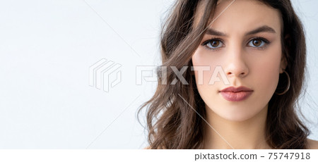beauty portrait facial skincare woman perfect face 75747918