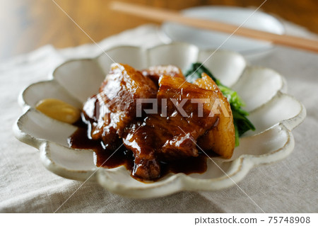 Pork belly boiled Pork belly boiled 75748908