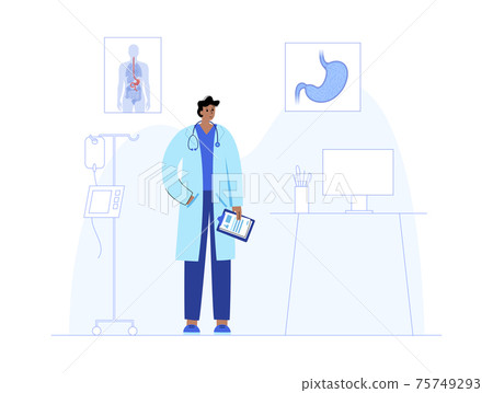 Stomach logo concept 75749293