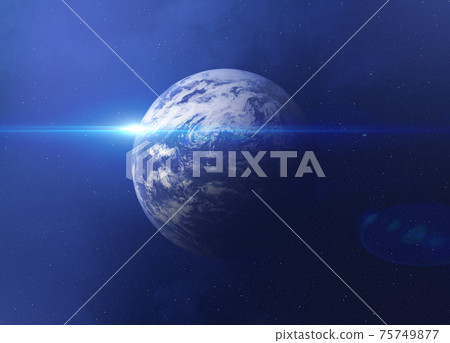 Planet Earth and Sun. Planet Earth and Sun. 75749877