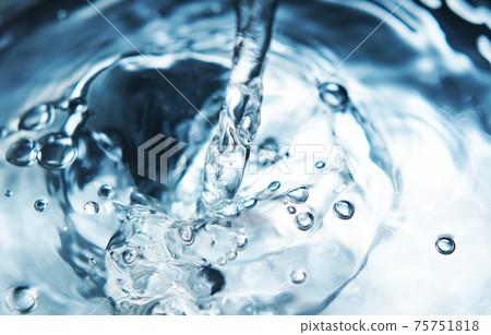 Water, water droplets, bubbles, images 75751818