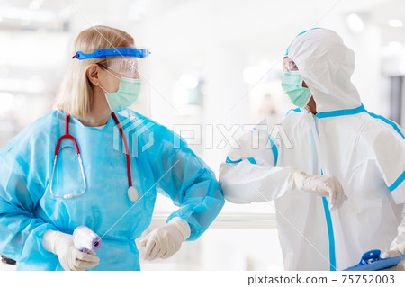 International doctor team. Hospital medical staff. International doctor team. Hospital medical staff. 75752003
